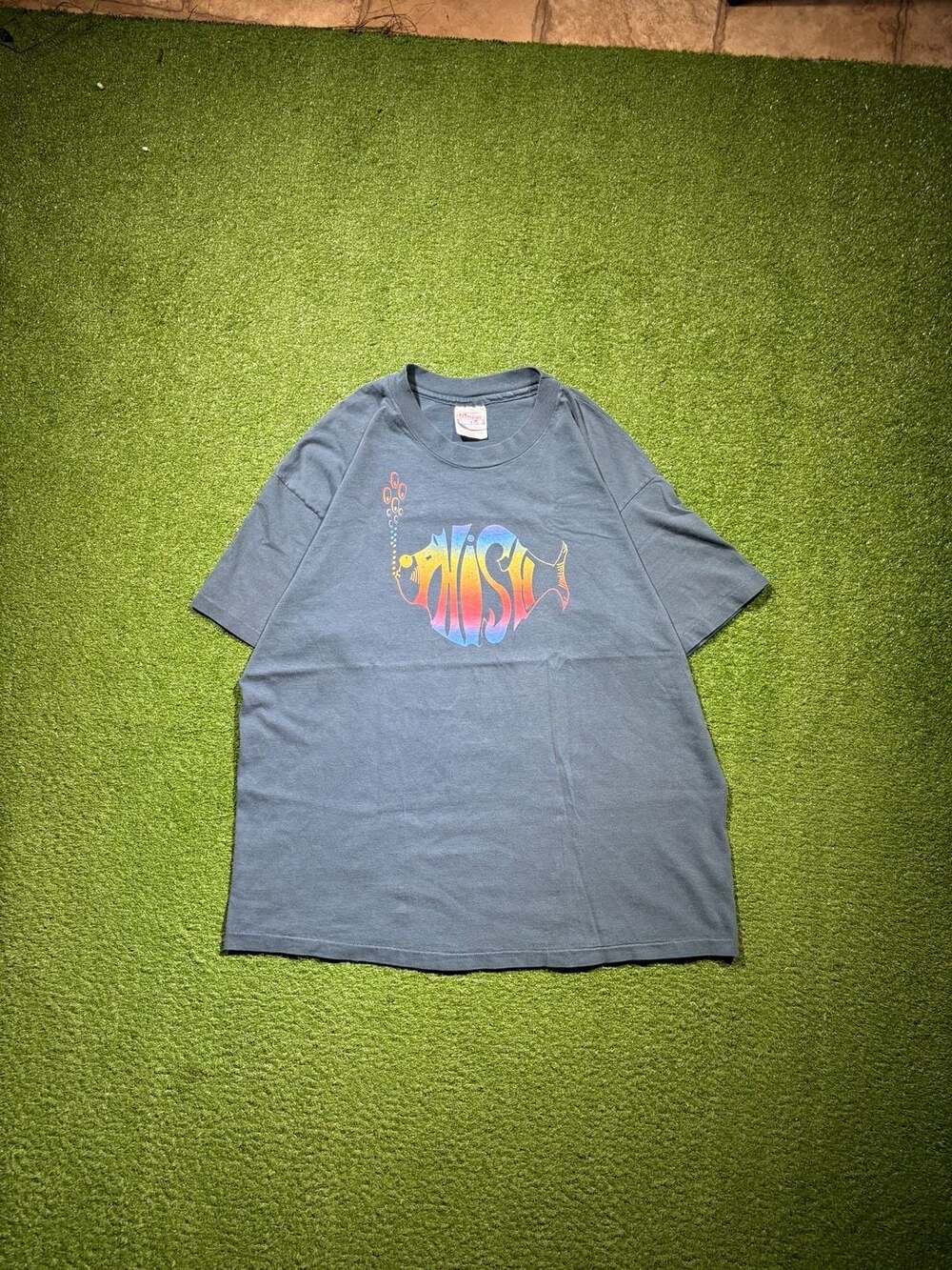 Vintage 90s Phish Single Stitch Band Tee Size XL Hanes Beefy-T